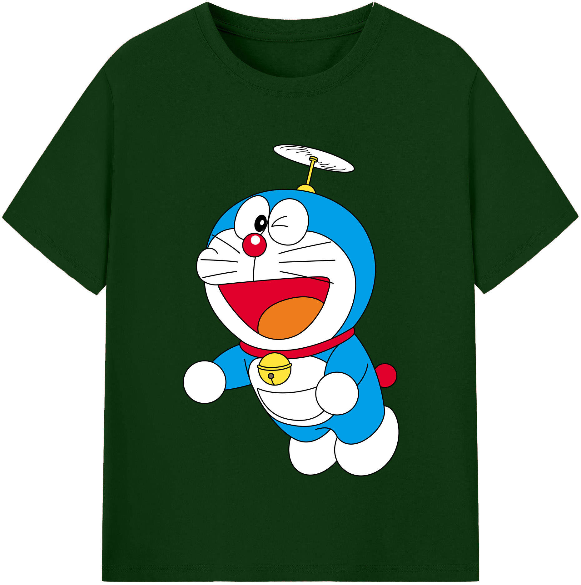 （画像用） ドラえもん Doraemon 綿100％半袖Tシャツ（フロントプリント）